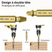 ProVis™ : Extracteur de Vis sans effort (x6)